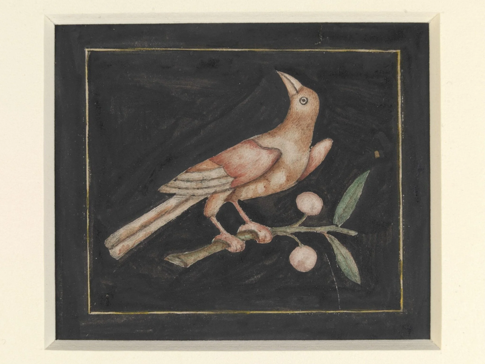 One on seven details of pietra-dura work showing flowers and birds on the walls of the Diwan-i Am, Delhi Palace and Fort, detail