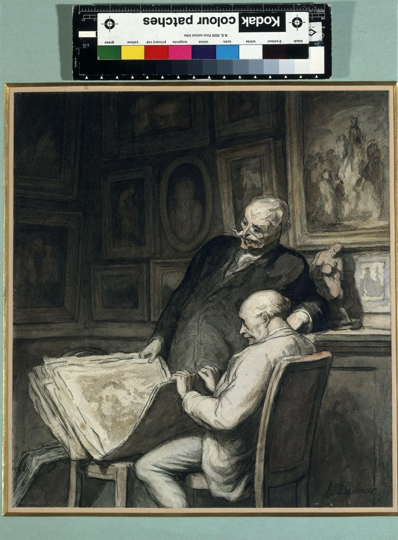 The Print Collectors, detail