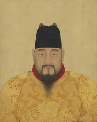 明代帝后半身像册（一）-英宗睿皇帝
