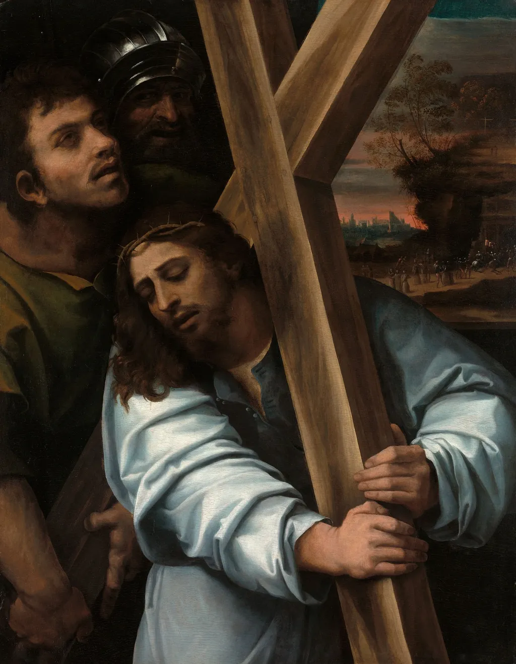 Christ Carrying the Cross, by Sebastiano del Piombo, unspecified, 1516