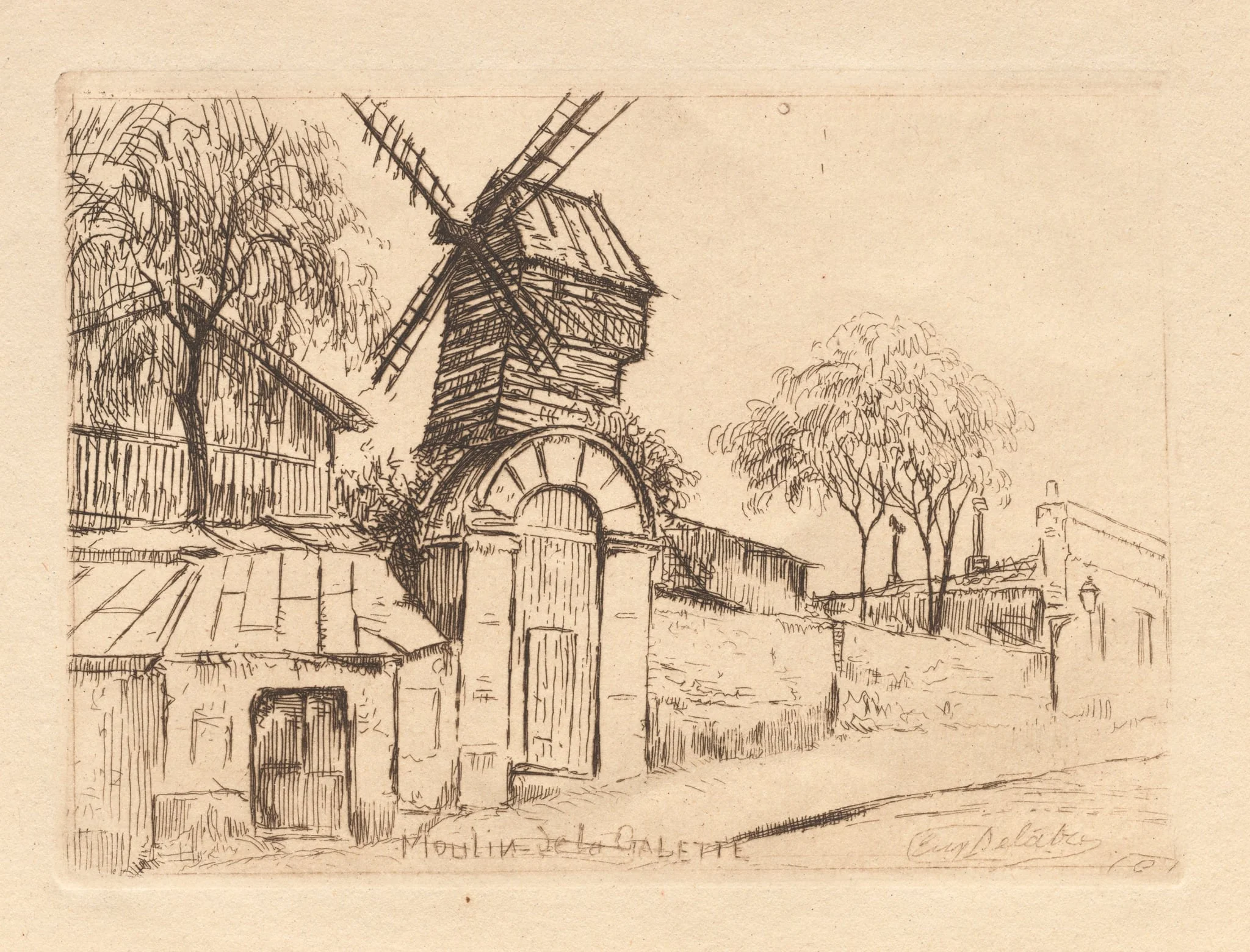 Moulin de la Galette, detail