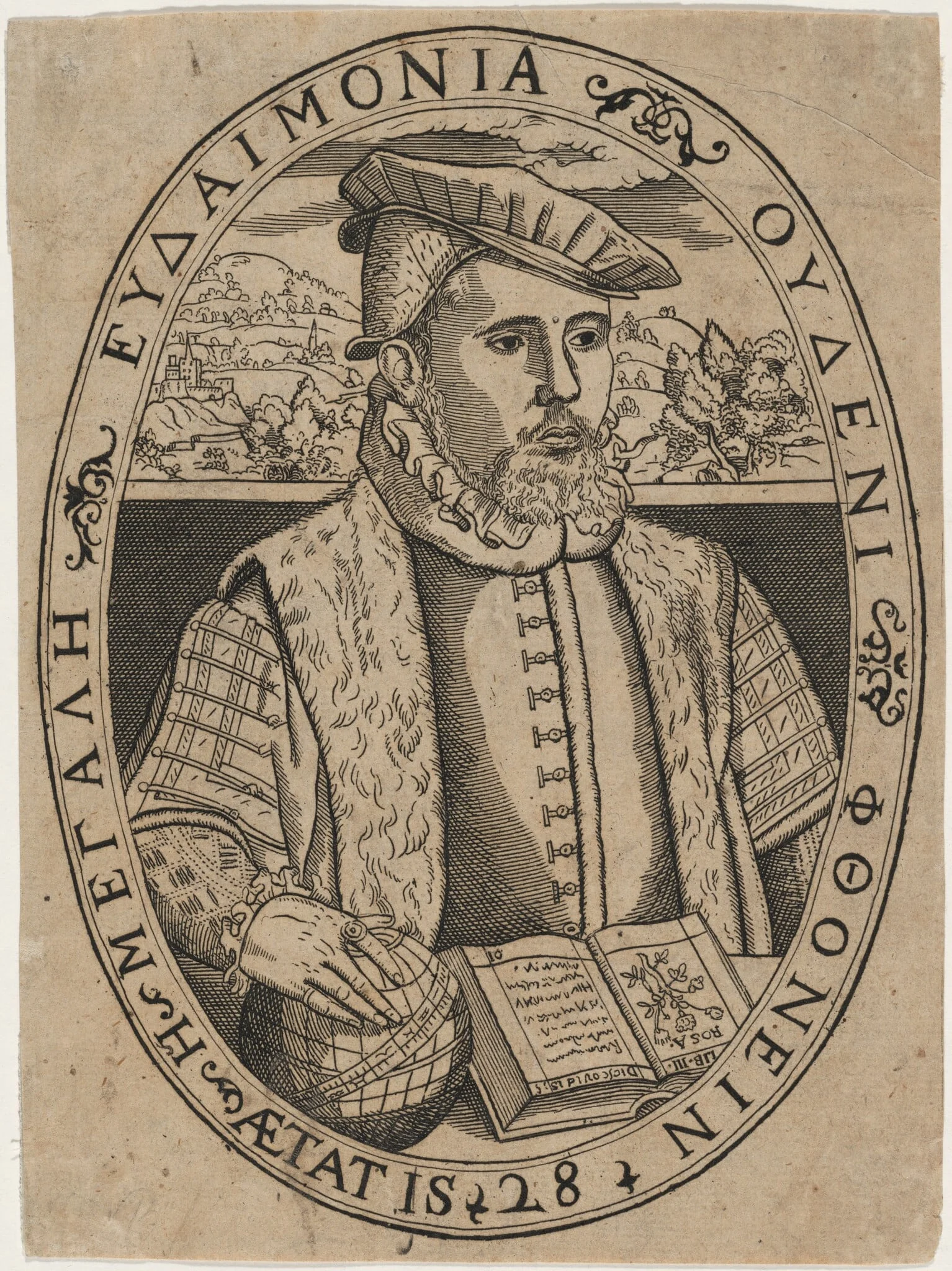 Portrait of a Man, detail