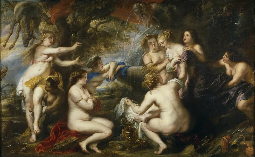 Diana and Callisto, by Peter Paul Rubens, oil, 1635
