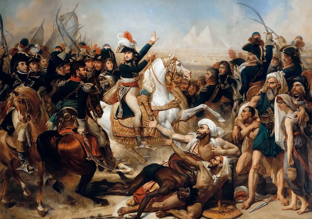 The Battle of the Pyramids, by Antoine-Jean Gros, oil, 1810