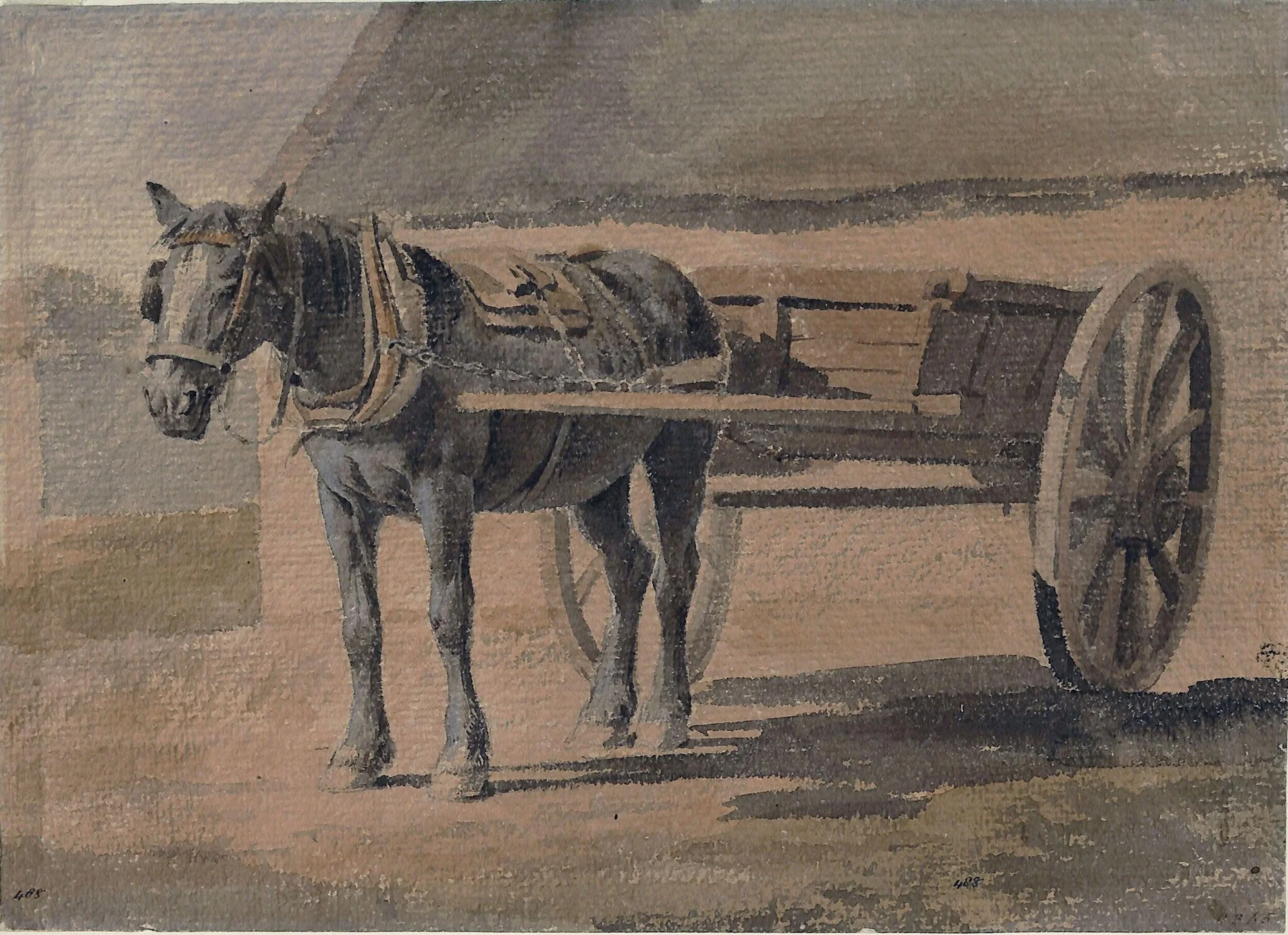 Horse and Cart, detail