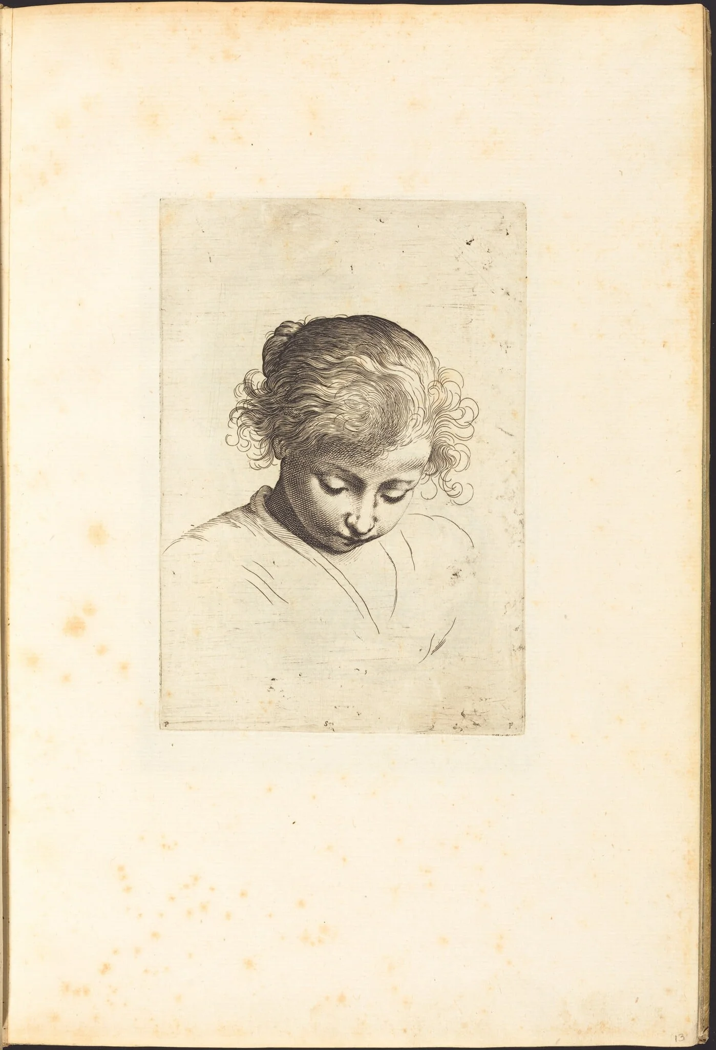 Print from Drawing Book, detail