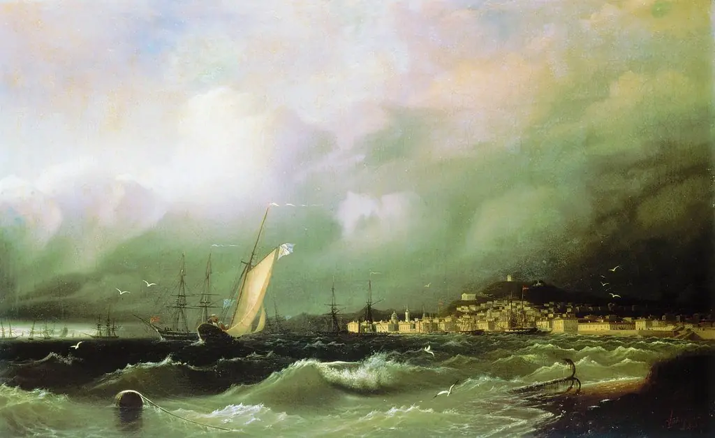 Old Theodosia, by Ivan Aivazovsky, oil, 1845