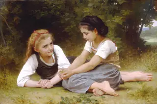 The Nut Gatherers, by William Adolphe Bouguereau, oil, 1892