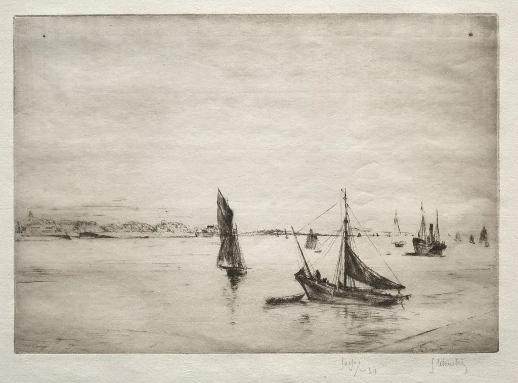 The Roadway of La Rochelle, by Gustave Leheutre, 1898