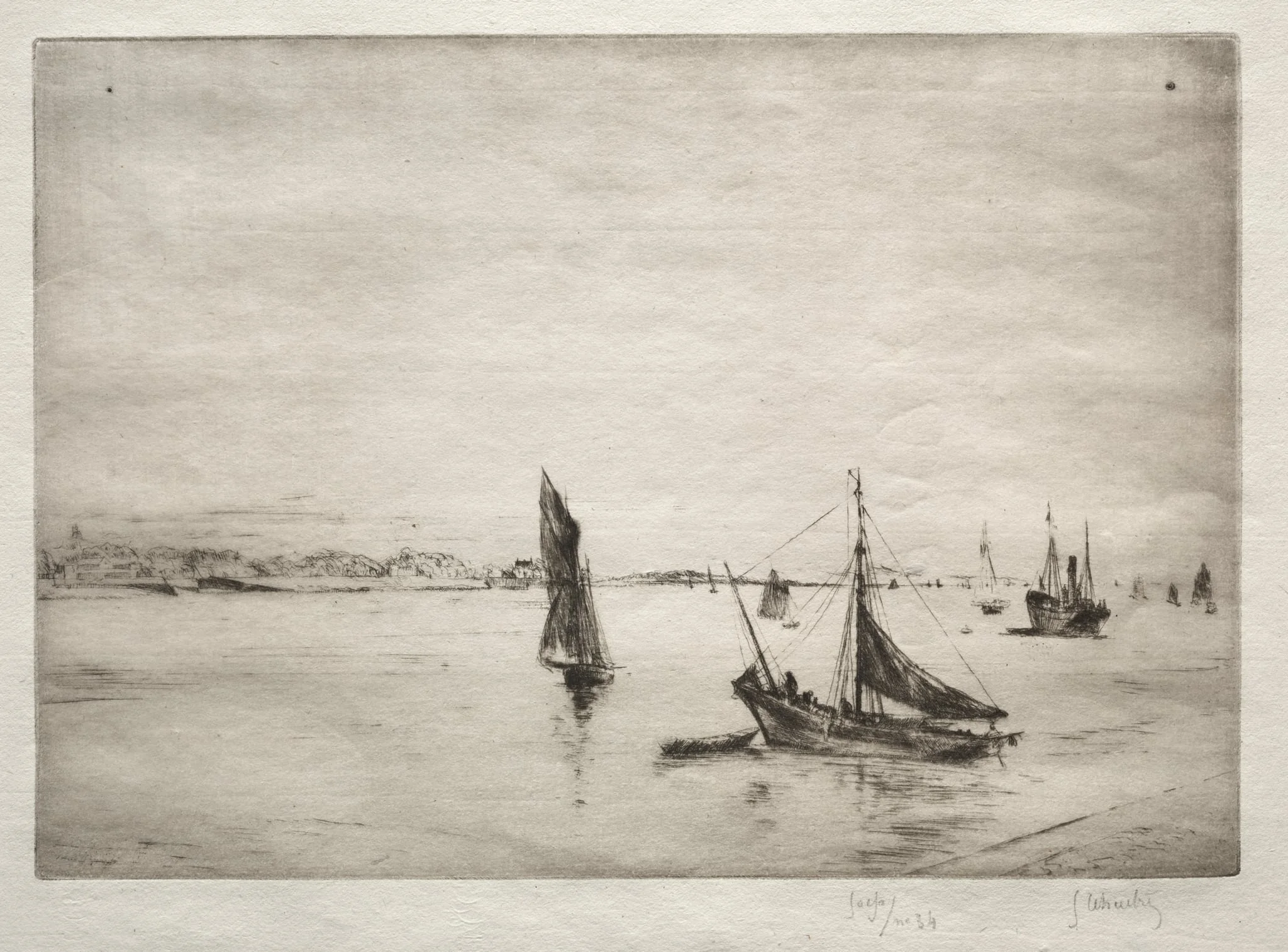 The Roadway of La Rochelle, detail