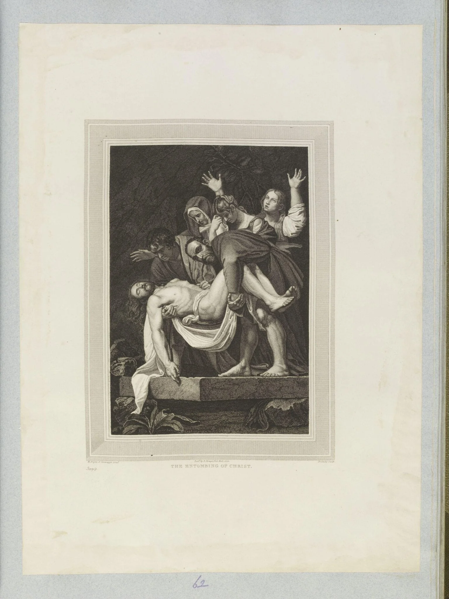 The Entombment, detail