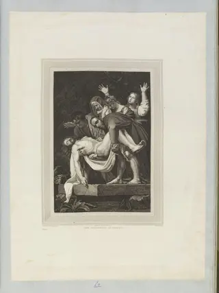The Entombment, by John Charles Bromley, 1850