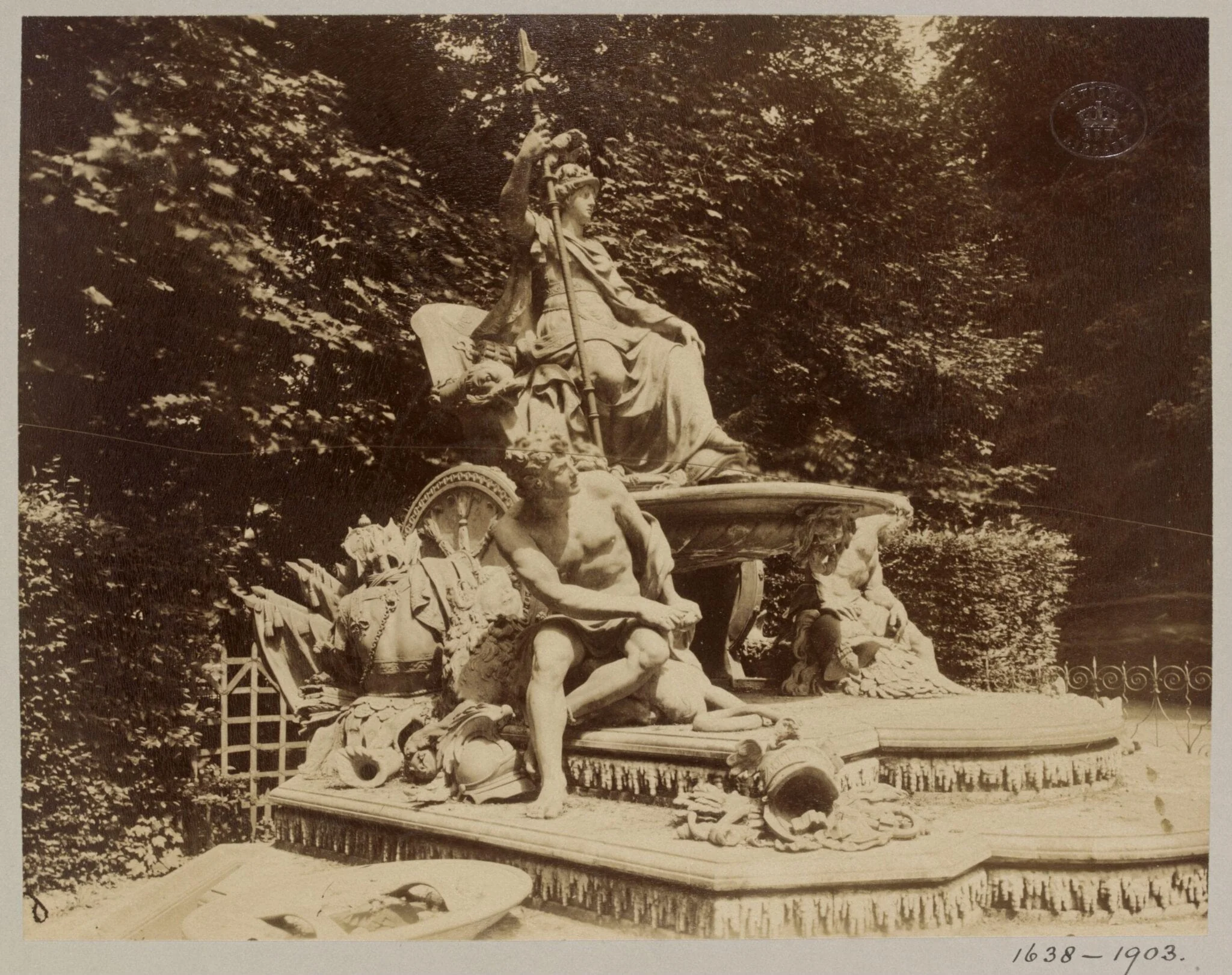 "France Triumphant", Versailles, France, detail