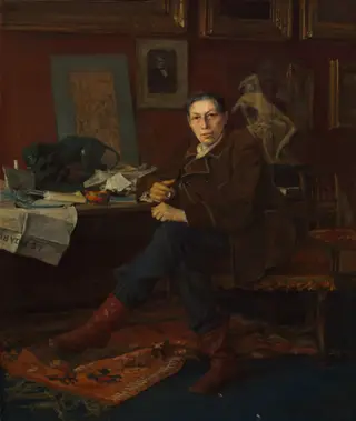 Albert Wolff in His Study, by Jules Bastien-Lepage, oil