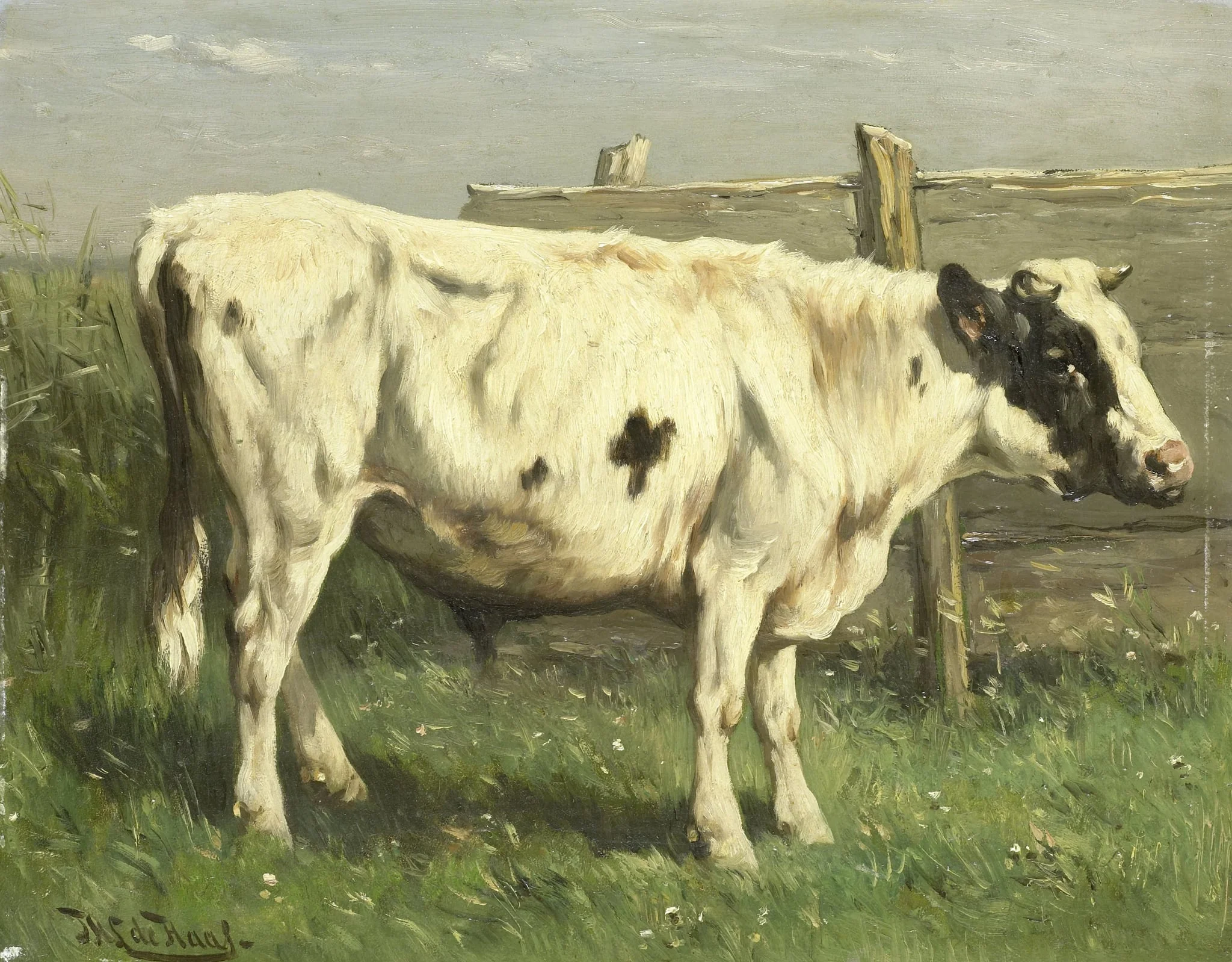 Young Bull, detail