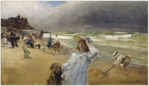 On the Beach, Broadstairs, Kent, detail