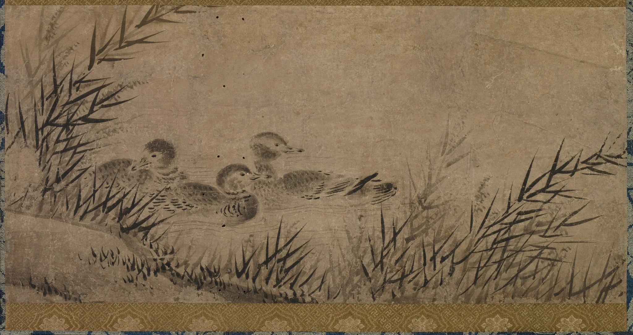 Ducks and Reeds, detail