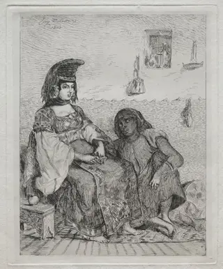 A Jewish Woman of Algiers, by Eugène Delacroix, 1833