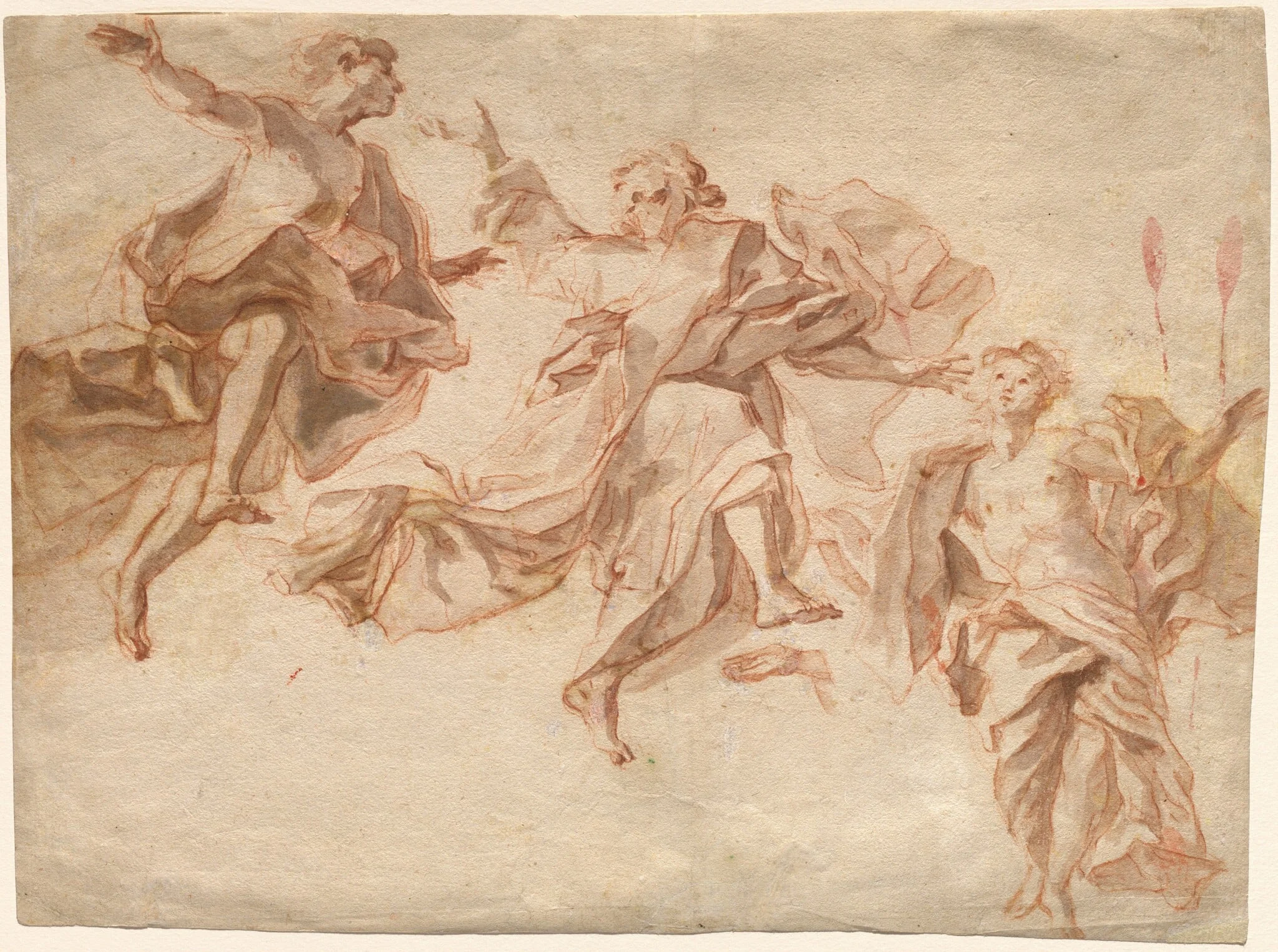 The Ascension of Christ, detail