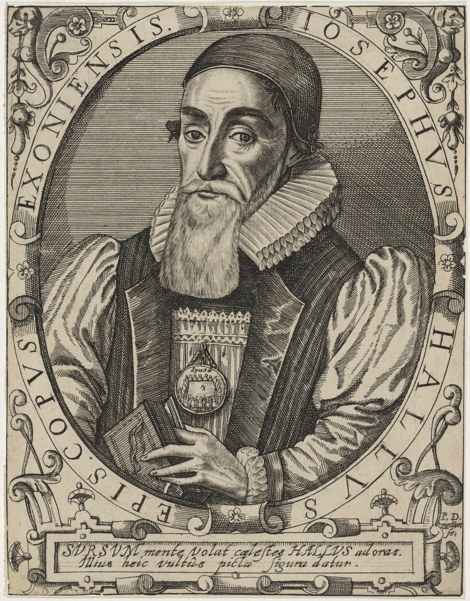 Joseph Hall, Bishop of Norwich, detail
