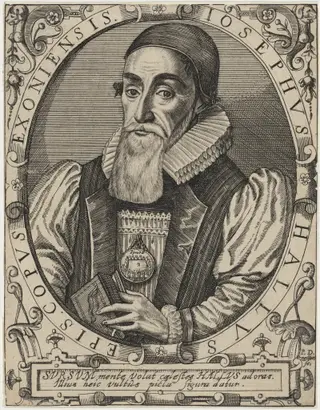 Joseph Hall, Bishop of Norwich, by Paul de Zetter, ink, 1634