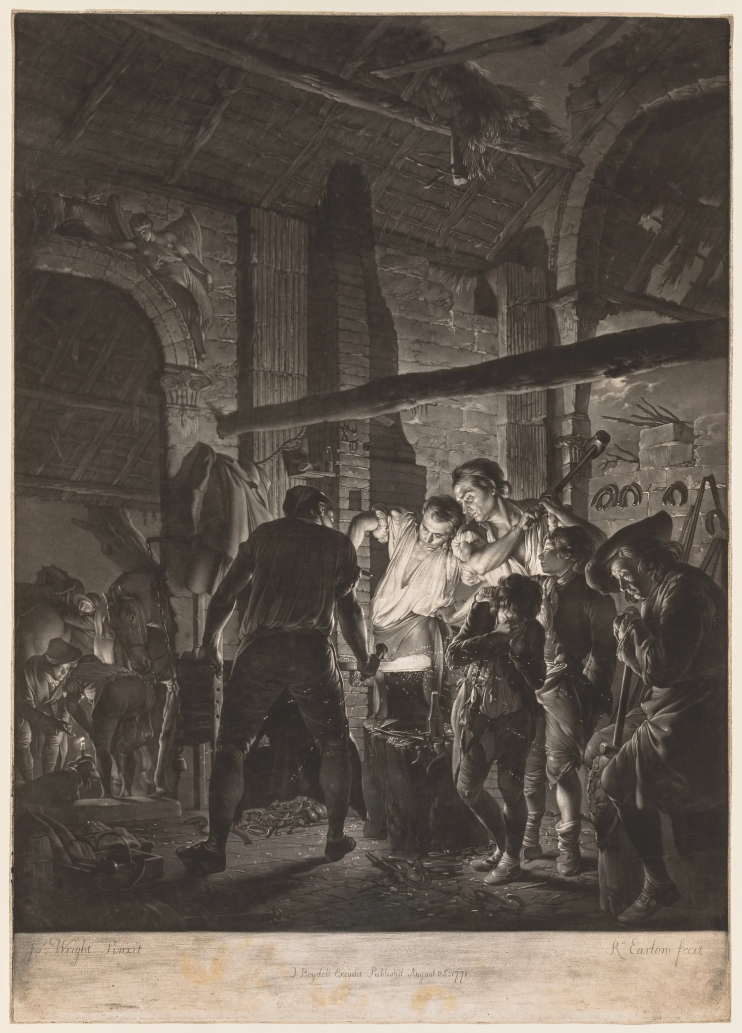 The Blacksmith, detail