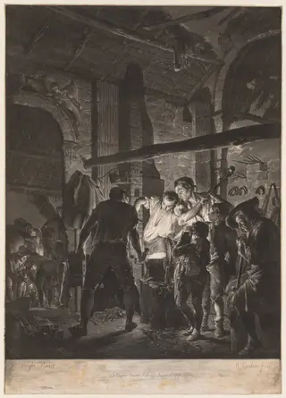 The Blacksmith, by Richard Earlom, 1771