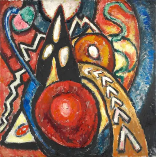 Movement, by Marsden Hartley, oil, 1913