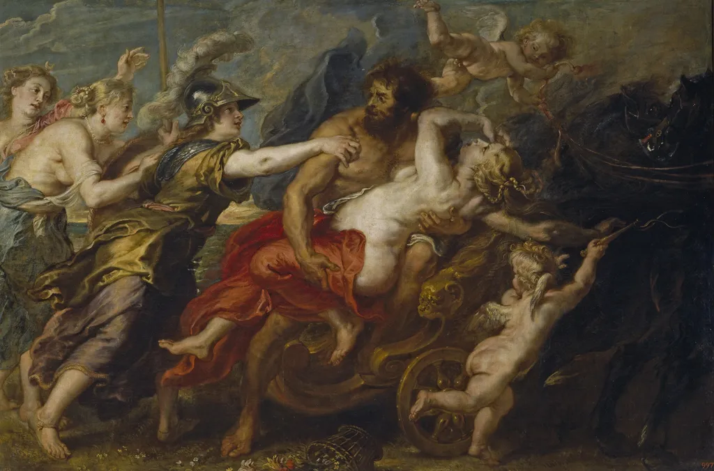 The Rape of Proserpine, by Peter Paul Rubens, oil, 1636