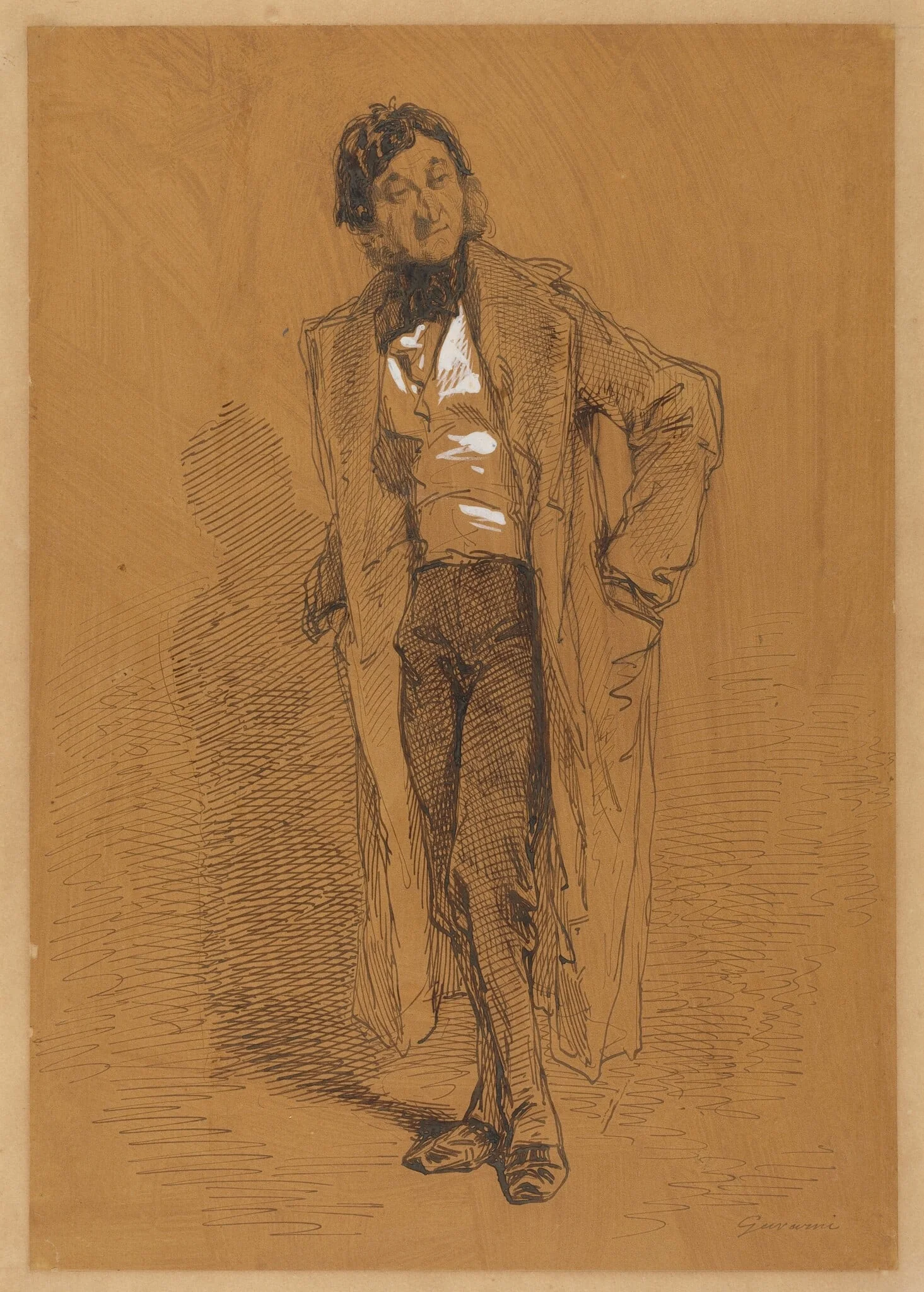 Standing Man, detail