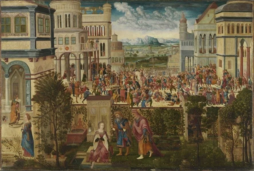 Historienzyklus: Geschichte der Susanna, detail