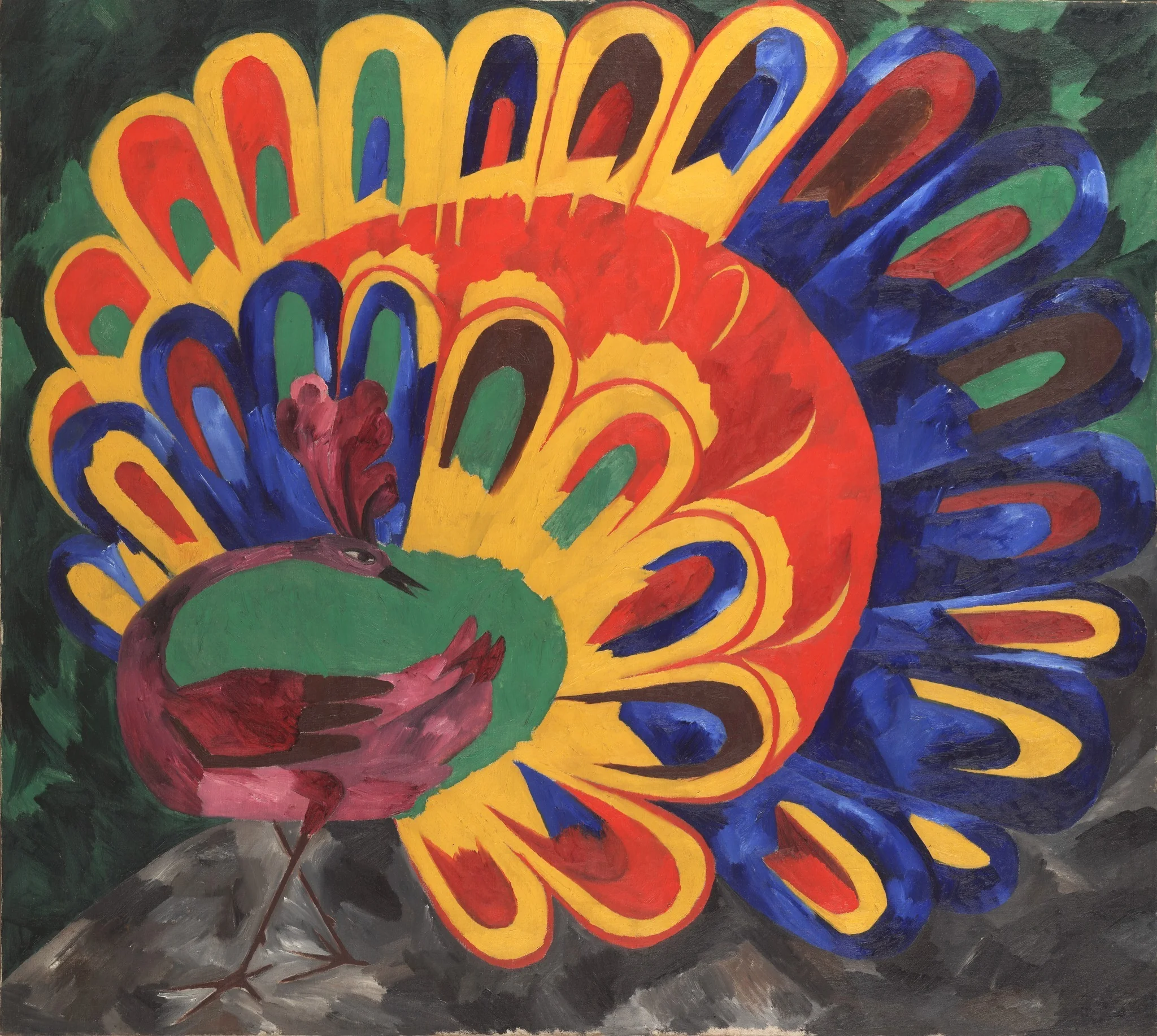 Paó a la llum del sol, detail