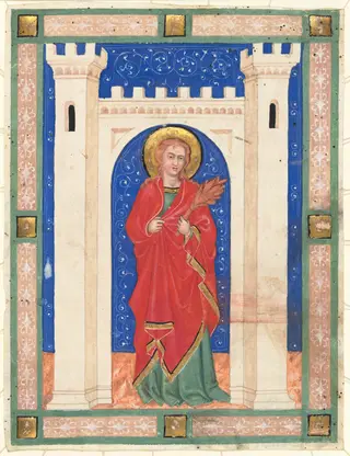 Saint Susanna, by Matteo di ser Cambio di Bettolo, 1385
