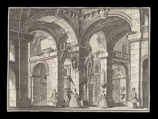 H Beard Print Collection, by Carlo Bibiena, 1772
