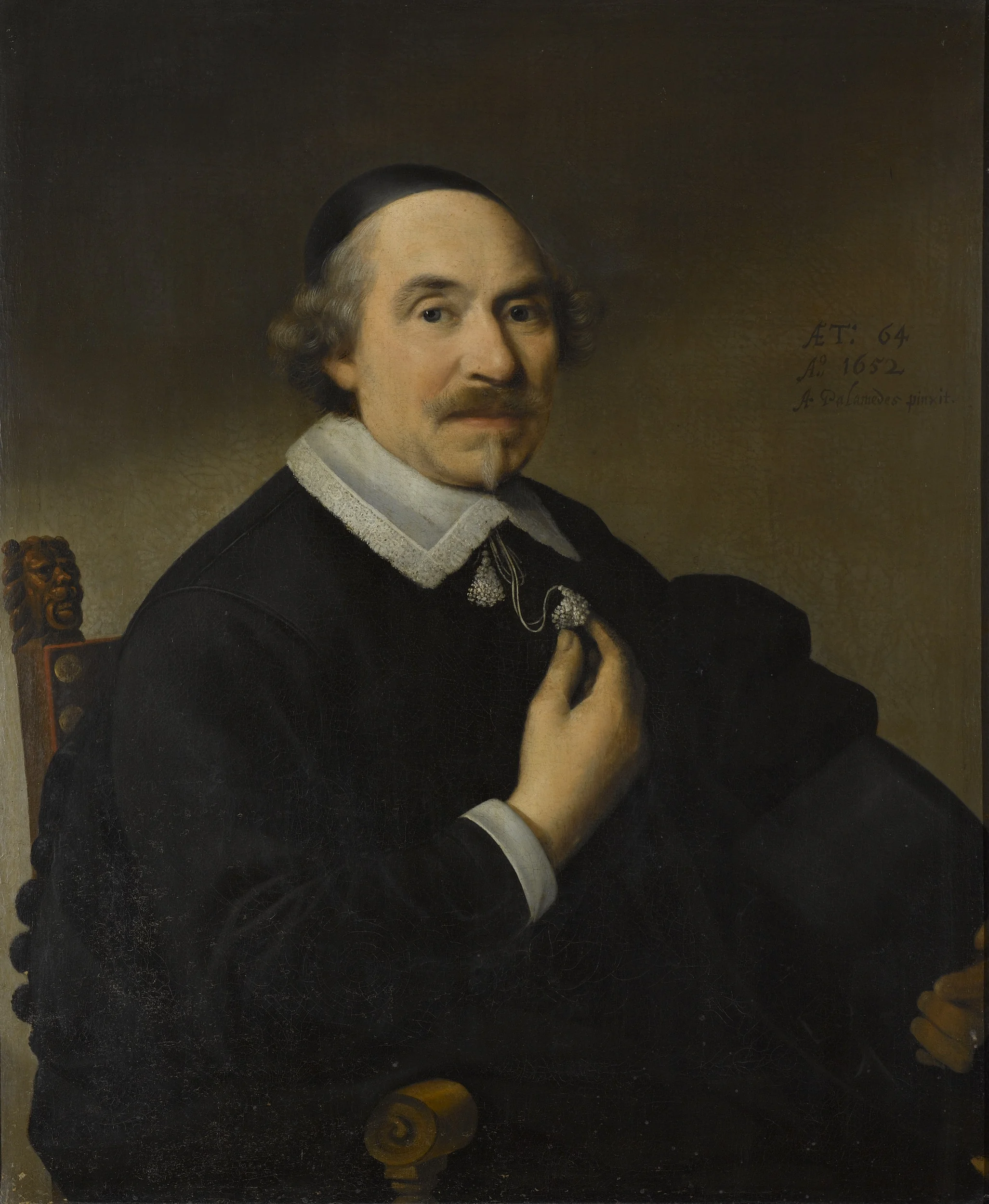 Portrait of a man, probably Pieter Anthonisz van Bronckhorst (1588-1661), detail