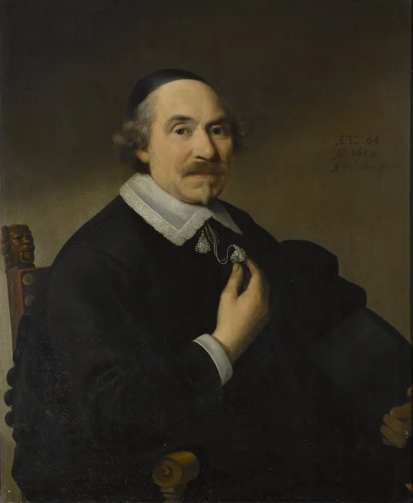 Portrait of a man, probably Pieter Anthonisz van Bronckhorst (1588-1661), by Anthonie Palamedesz, oil, 1652