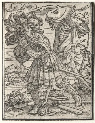 The Dance of Death:  The Count, by Hans Holbein the Younger, 1526