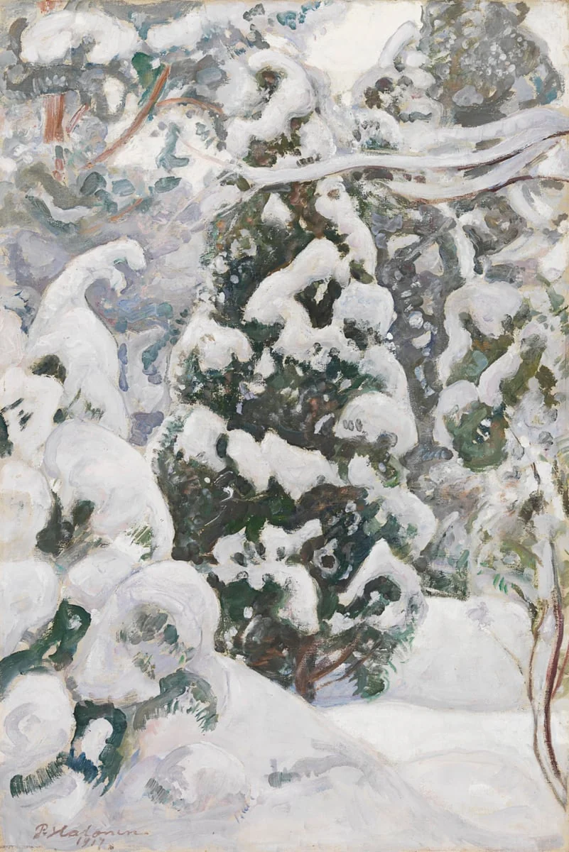 Luminen kataja, detail