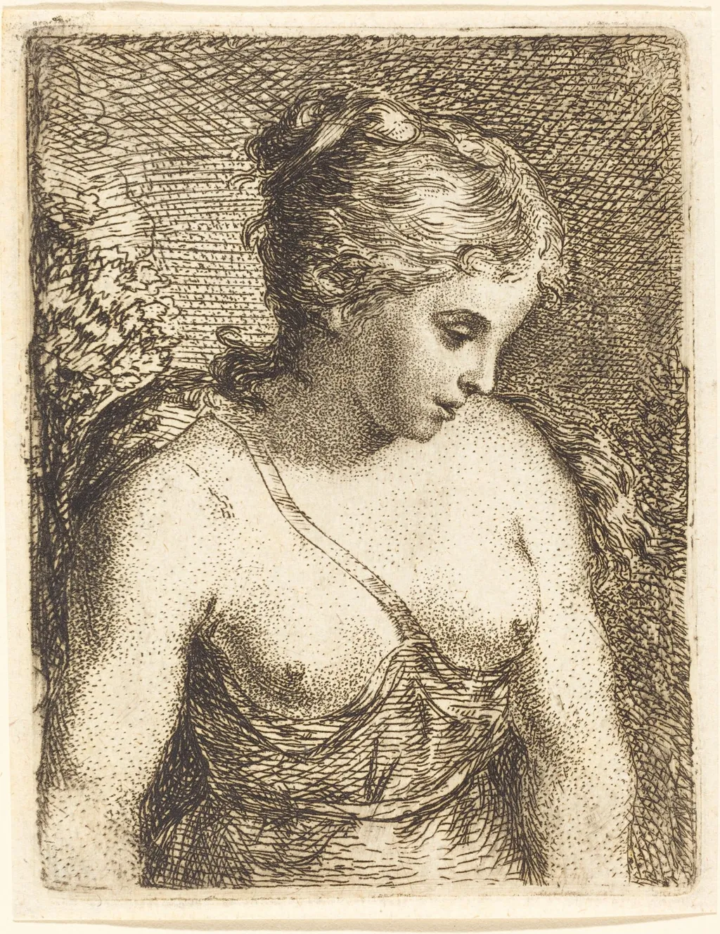 Diana, by Bartholomäus Ignaz Weiss, ink, 1794