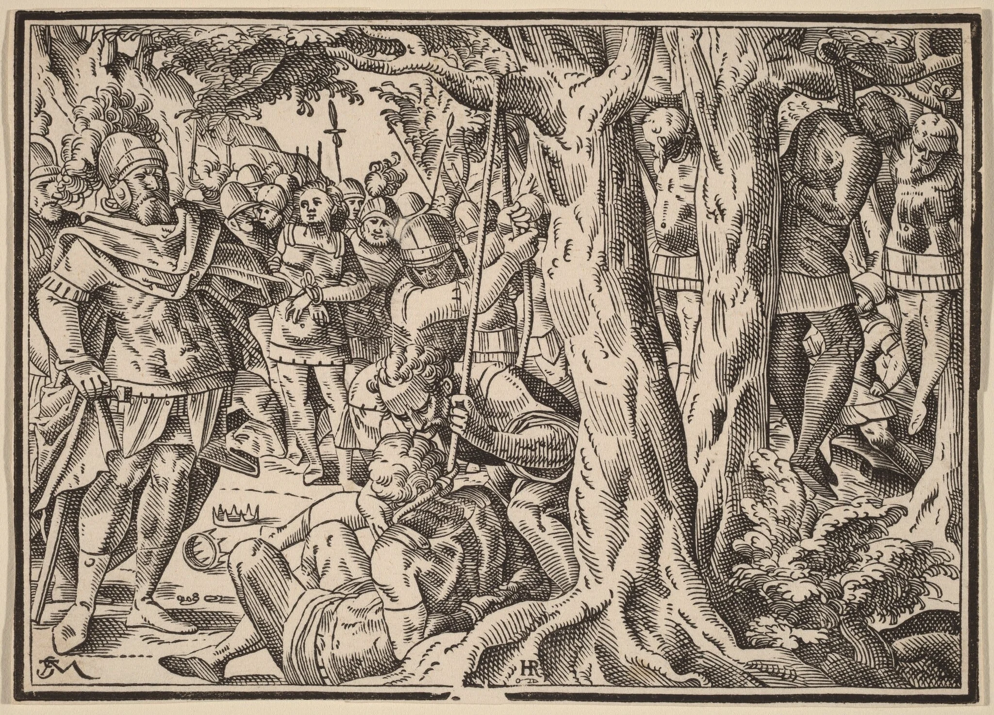 Christ Tells His Disciples of the Last Judgment, detail