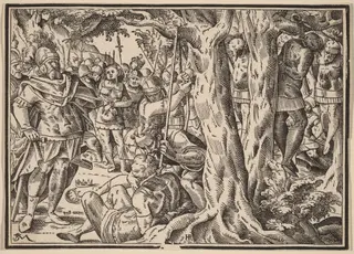 Christ Tells His Disciples of the Last Judgment, by Christoph Murer, ink, 1630
