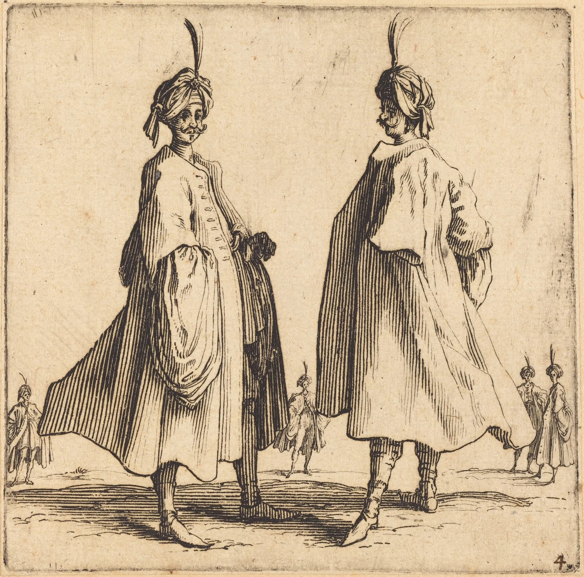 Two Turks, detail