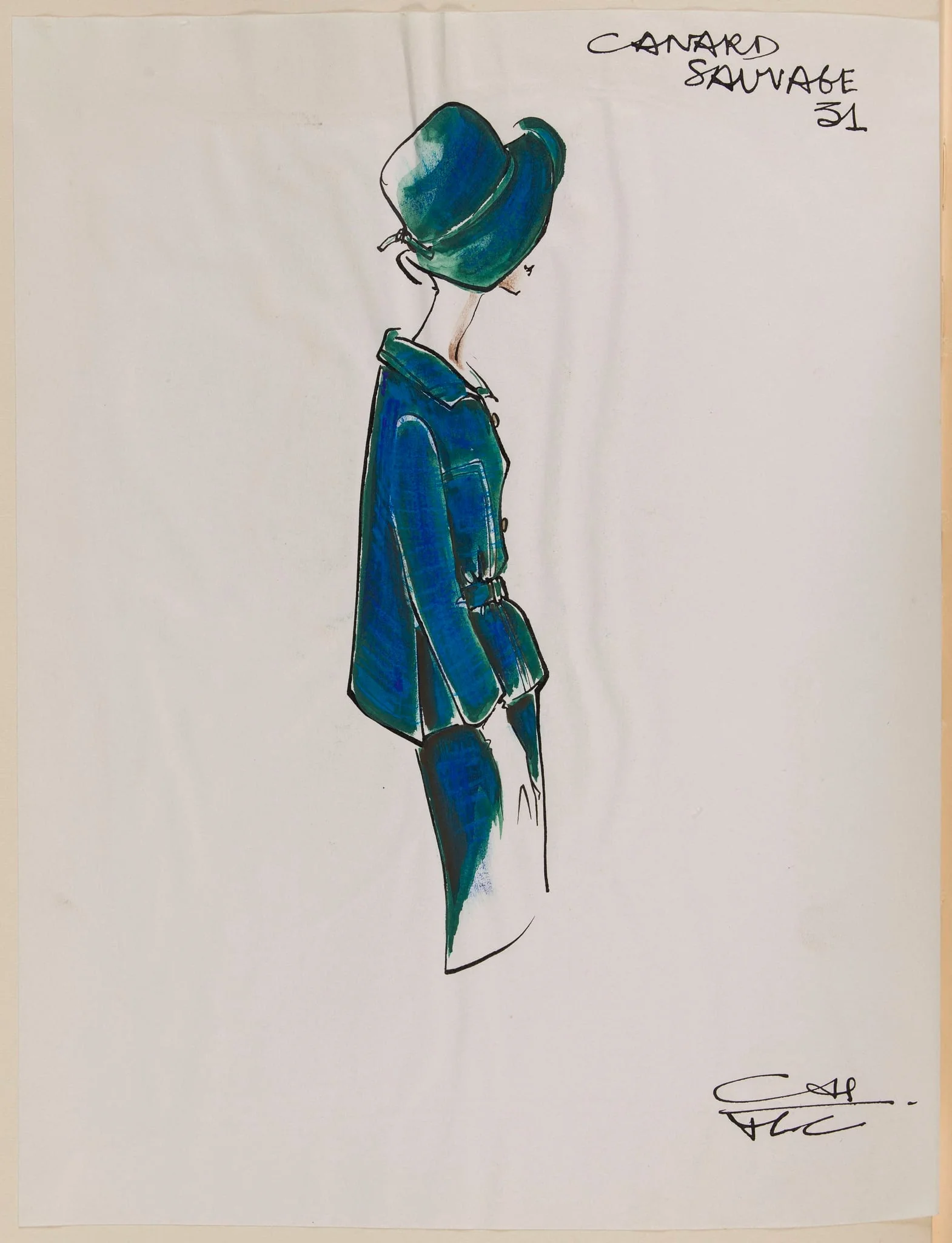Canard sauvage, detail