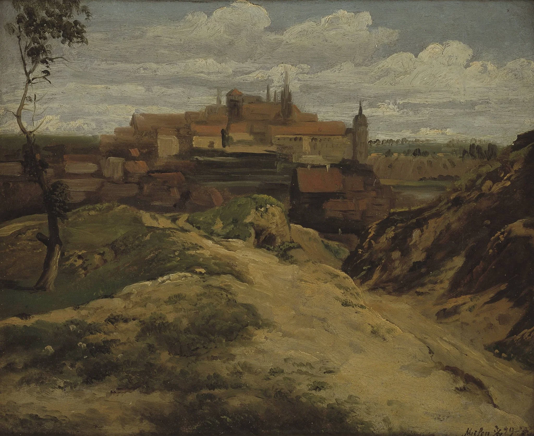 View of Meissen, detail