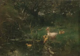 Eendjes, by Willem Maris, oil, 1897