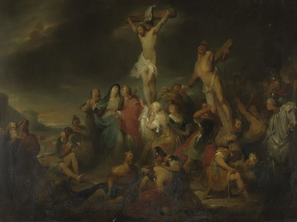 Calvary, by Nicaise De Keyser, oil, 1832