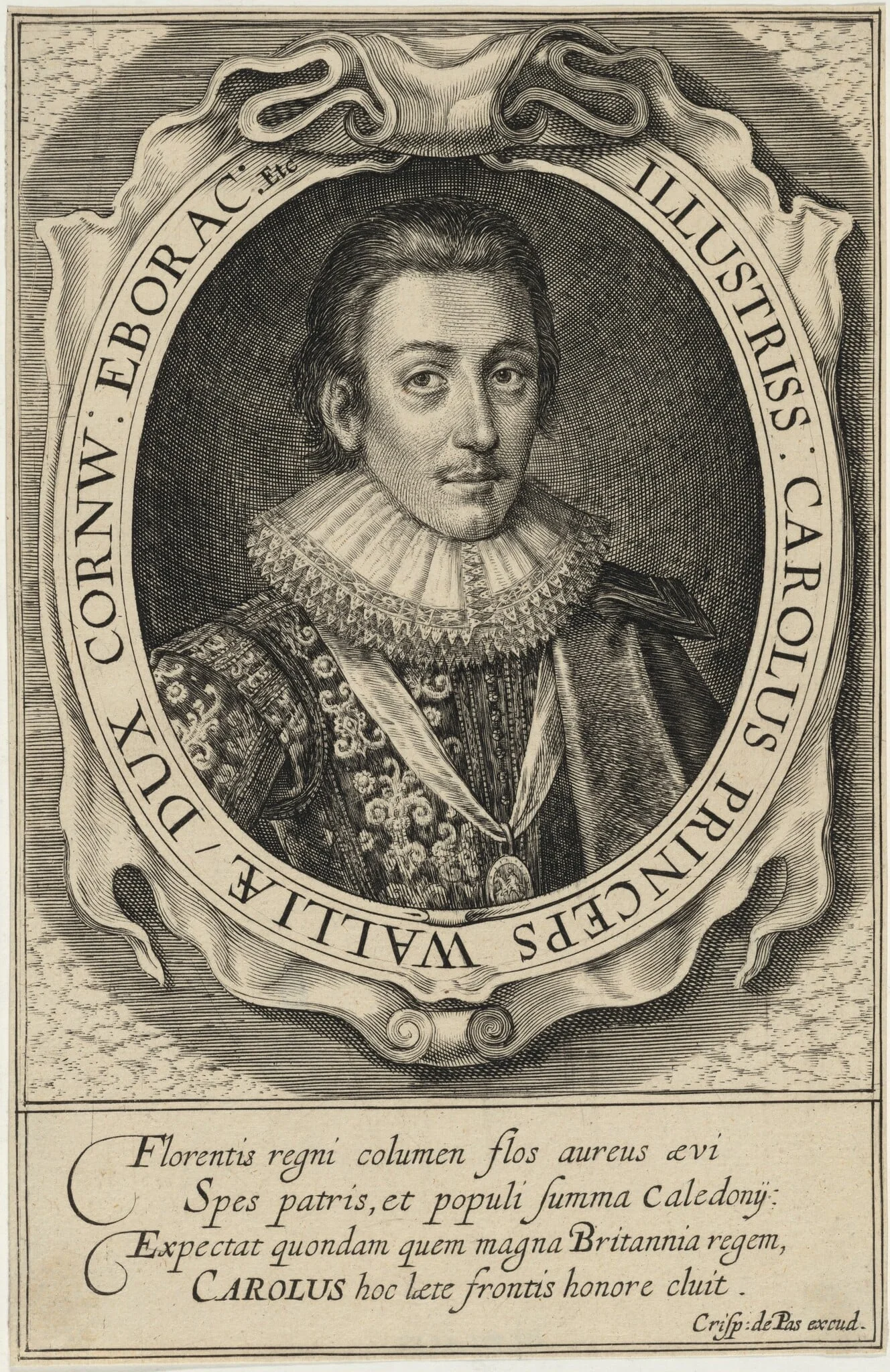 Charles I, Prince of Wales, detail
