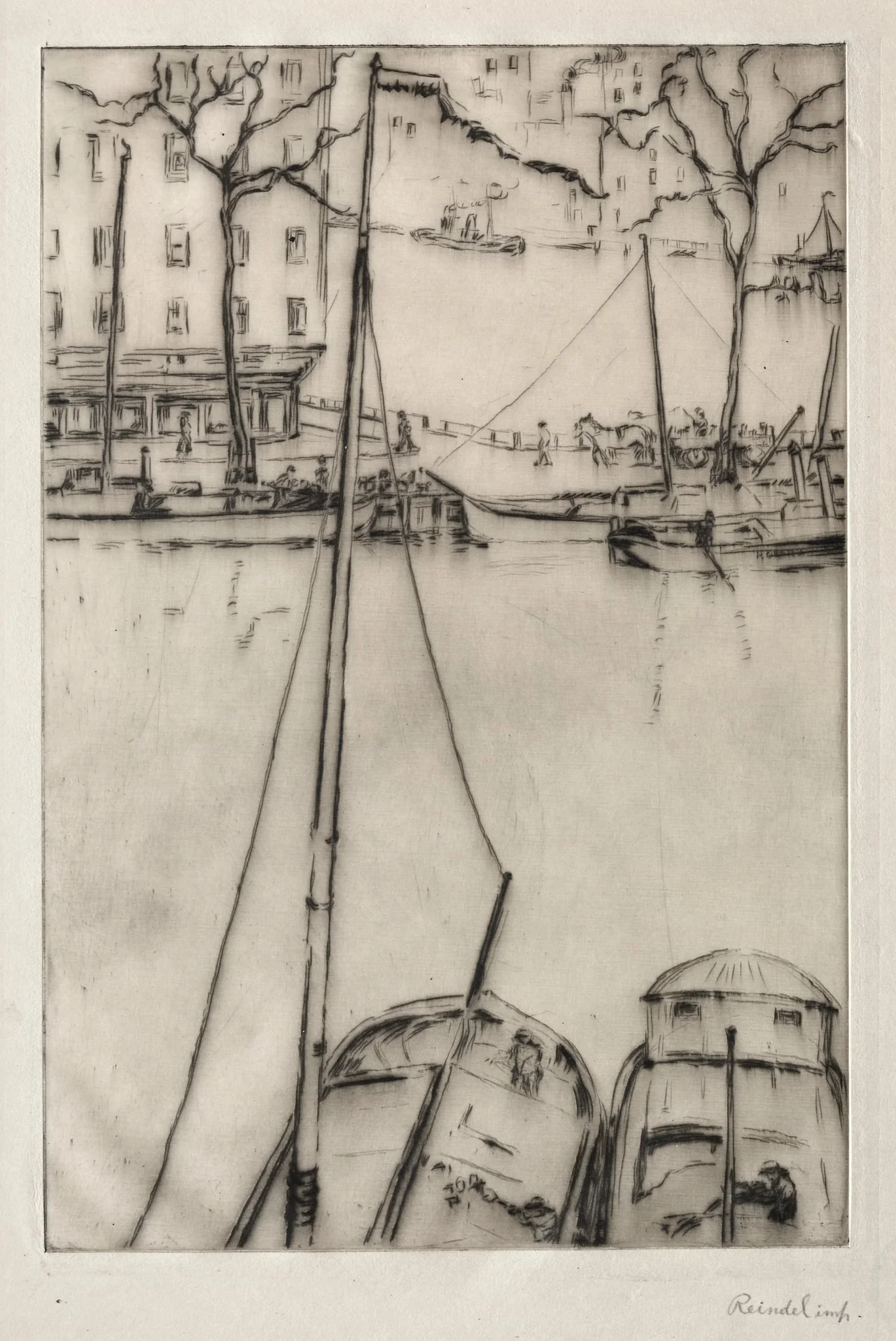 View in Rotterdam, detail