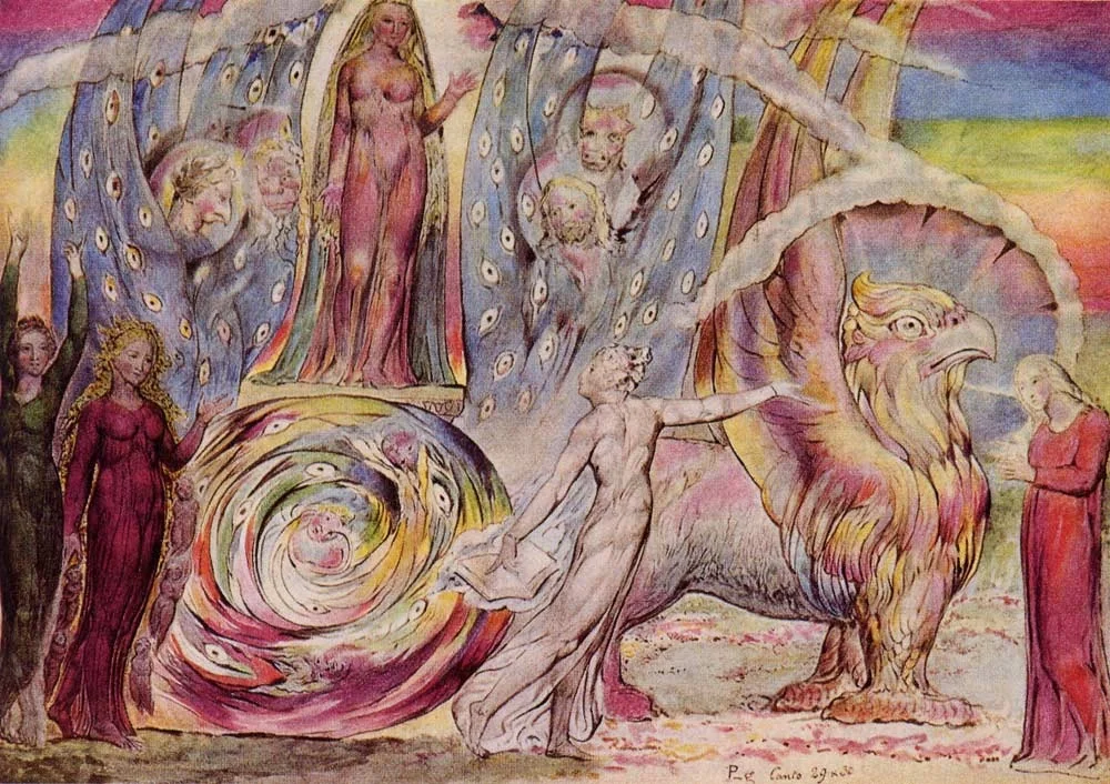 Beatrice Addressing Dante from the Car, detail