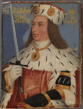 Rudolf III., Elector, son of Wenzeslaus, died 1419, by Lucas Cranach the Younger, unspecified